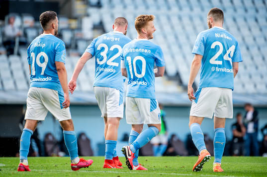 Malmö FFs Anders Christiansen jublar