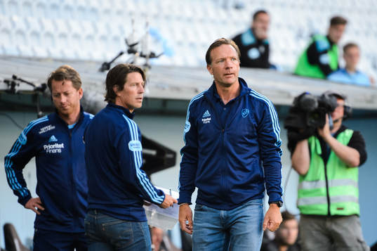 Djurgårdens tränare Thomas Lagerlöf och tränare Kim