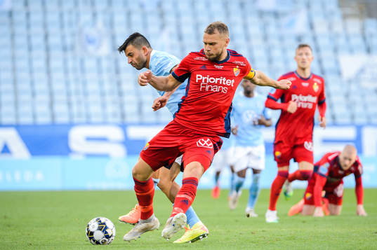 Malmö FFs Behrang Safari och Djurgårdens Jesper Karlström