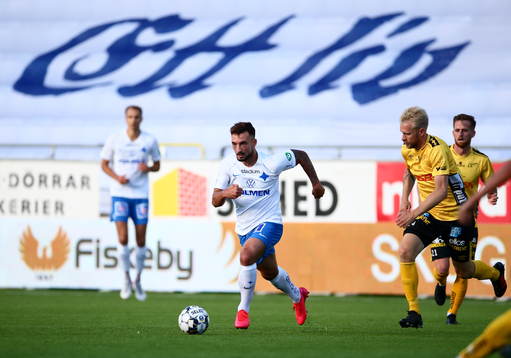 IFK Norrköpings Sead Haksabanovic jagas av Elfsborgs Johan