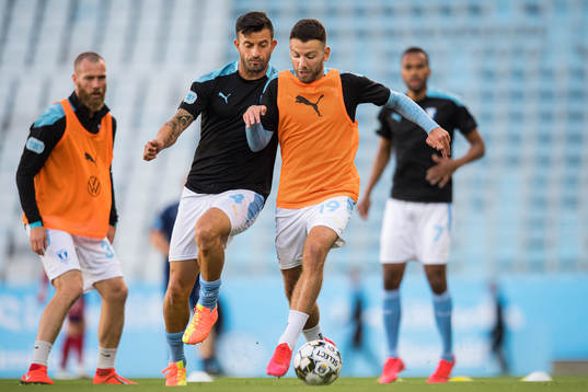 Malmö FFs Behrang Safari och Erdal Rakip