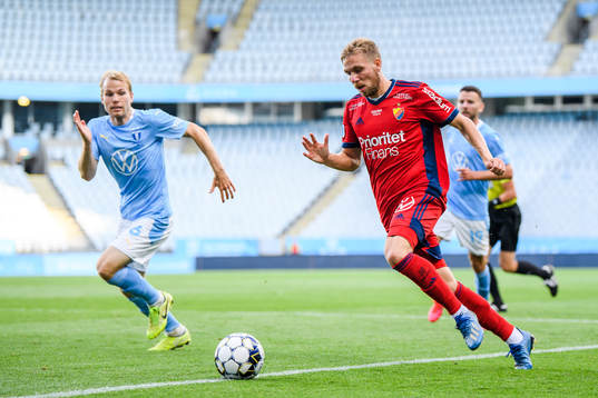 Malmö FFs Oscar Lewicki och Djurgårdens Jonathan Ring