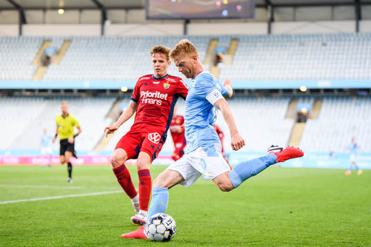 Malmö FFs Anders Christiansen och Djurgårdens Aslak Witry