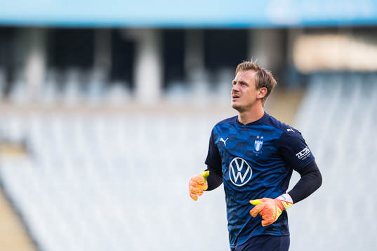 Malmö FFs målvakt Johan Dahlin