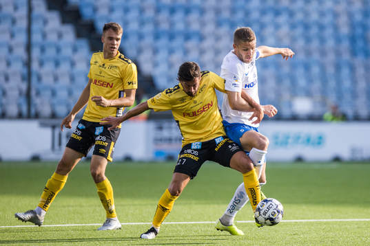 Elfsborgs Frederik Holst och IFK Norrköpings Christoffer