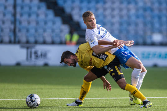 Elfsborgs Frederik Holst och IFK Norrköpings Christoffer