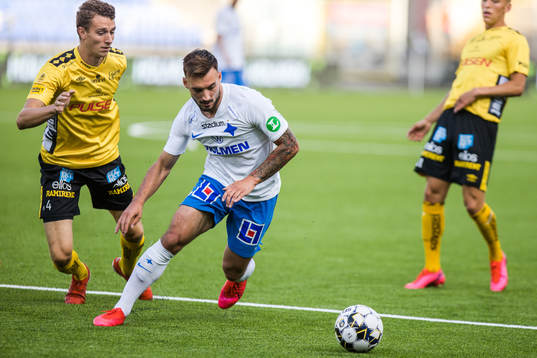 Elfsborgs Christopher McVey och IFK Norrköpings Sead