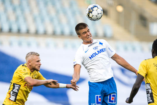 Elfsborgs Simon Strand och IFK Norrköpings Carl Björk