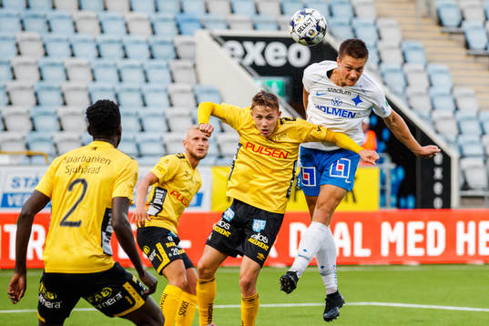 IFK Norrköpings Rasmus Stensbæk Lauritsen gör 1-1