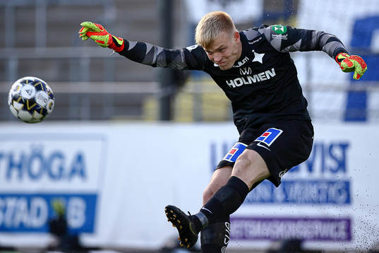 IFK Norrköpings målvakt Isak Pettersson