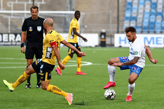 Elfsborgs Robert Gojani och IFK Norrköpings Sead