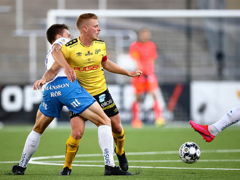IFK Norrköpings Rasmus Stensbæk Lauritsen och Elfsborgs