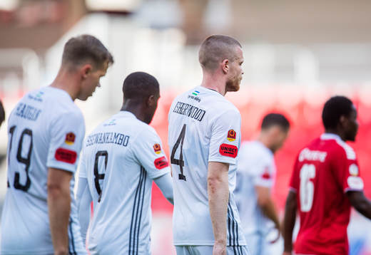 Östersunds Thomas Isherwoo, Eirik Haugan och Isak