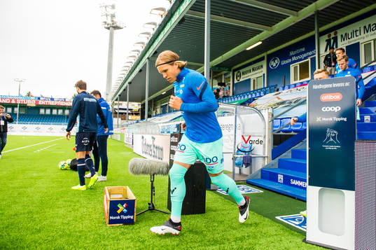 Martin Bjørnbak of Molde the Eliteserien match between
