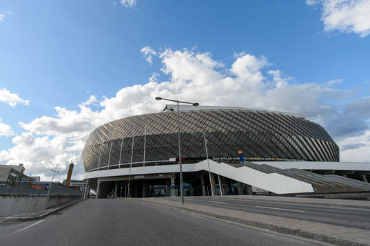 Vy över Tele2 Arena