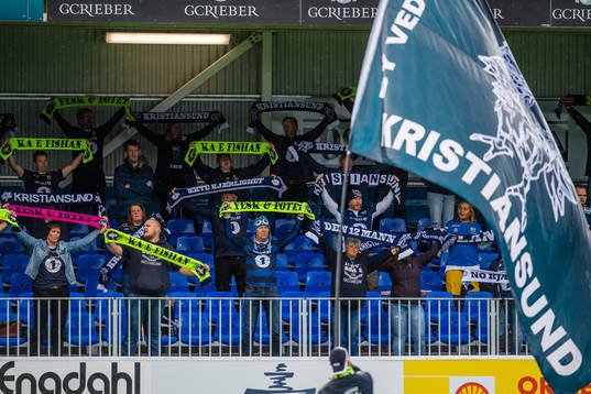 Spectators in the stands