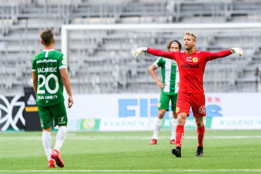 Hammarbys målvakt David Ousted
