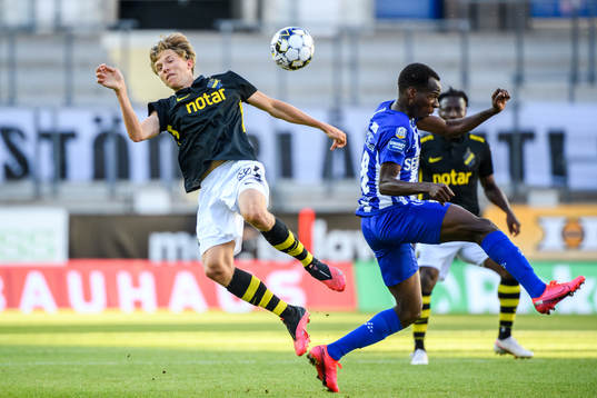 s Tom Strannegård och IFK Göteborgs Alhassan Yusuf