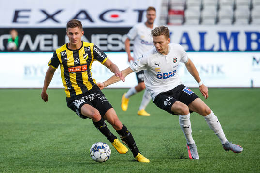 Häckens Leo Bengtsson och Örebros Jake Larsson