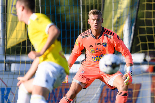 Falkenbergs målvakt Johan Brattberg