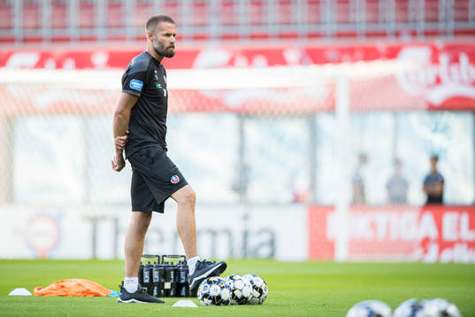 Helsingborgs tränare Olof Mellberg