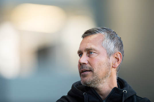 Mjällbys tränare Marcus Lantz
