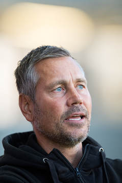 Mjällbys tränare Marcus Lantz