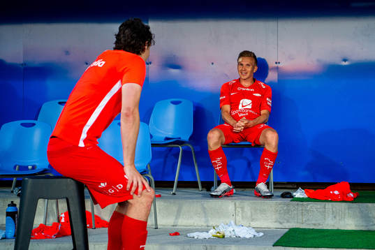 Vegard Forren and Taijo Teniste of Brann