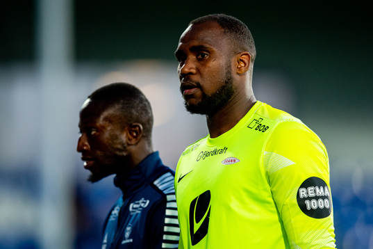 Goalkeeper Ali Nadhoim Ahamada of Brann
