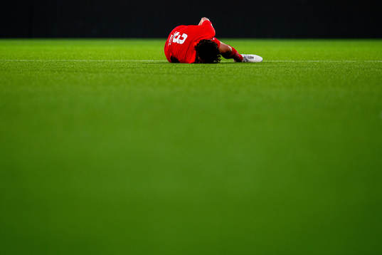 Vegard Forren of Brann with an injury
