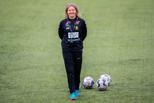 Hege Riise, head coach of LSK Kvinner, 