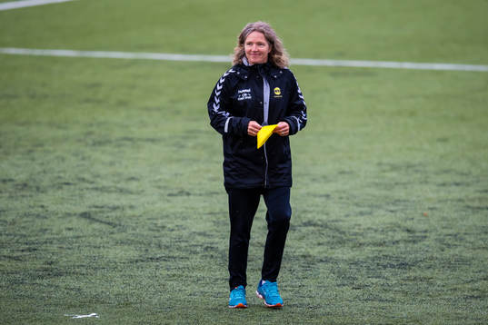 Hege Riise, head coach of LSK Kvinner, 