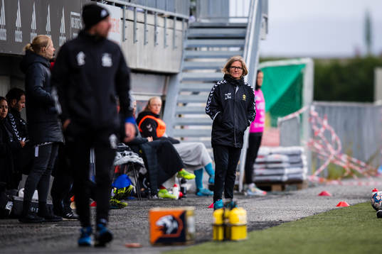 Hege Riise, head coach of LSK Kvinner, 