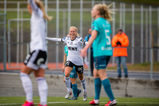 Julie Blakstad of Rosenborg celebrates