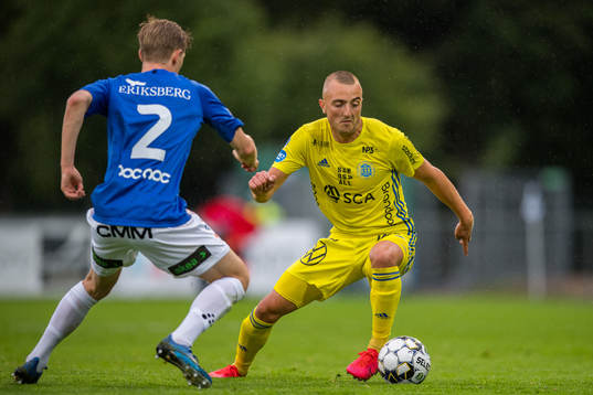 Sundsvalls Dennis Olsson och Trelleborgs Fritiof Björkén