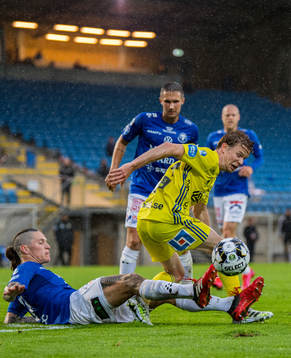 Trelleborgs Isak Jönsson och Sundsvalls Johan Blomberg