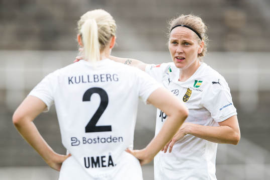 Umeås Sanna Kullberg och Lisa Dahlkvist