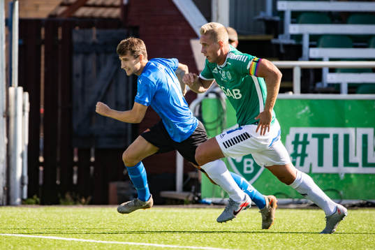 Halmstads Rasmus Wiedesheim-Paul och Brages Mattias