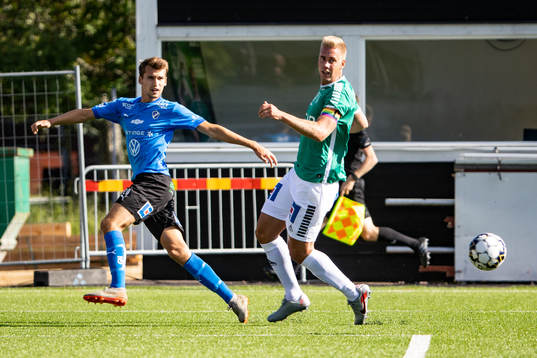 Halmstads Rasmus Wiedesheim-Paul och Brages Mattias