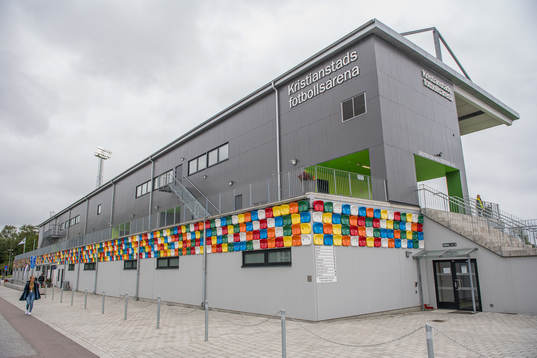 Exteriör Kristianstads fotbollsarena