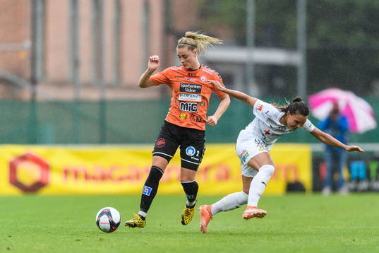 Kristianstads Svava Rós Gudmundsdóttir och Rosengårds