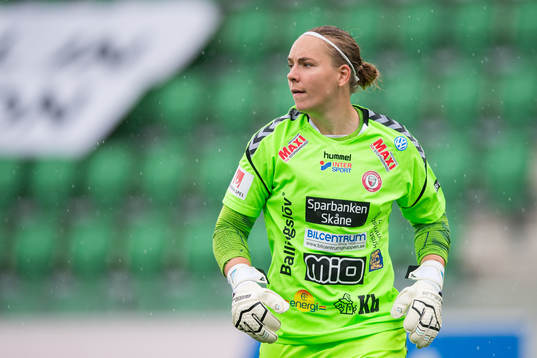Kristianstads målvakt Brett Elizabeth Maron