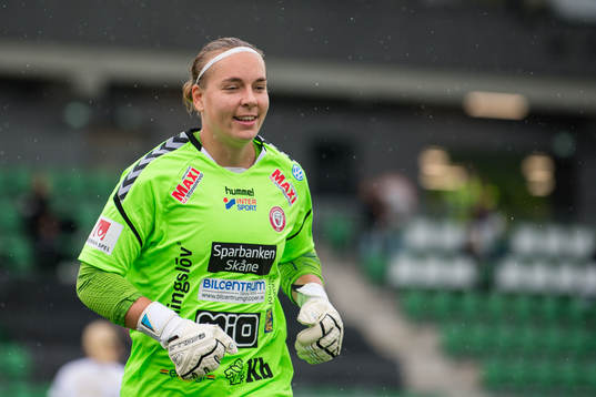 Kristianstads målvakt Brett Elizabeth Maron