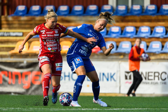 Örebros Karin Lundin och Piteås Ellen Löfqvist