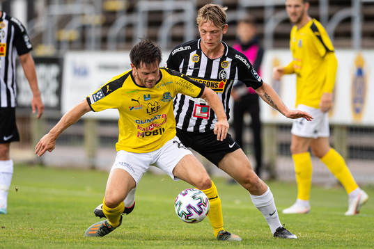 Lunds André Strandberg och Landskronas Robin Hofsö