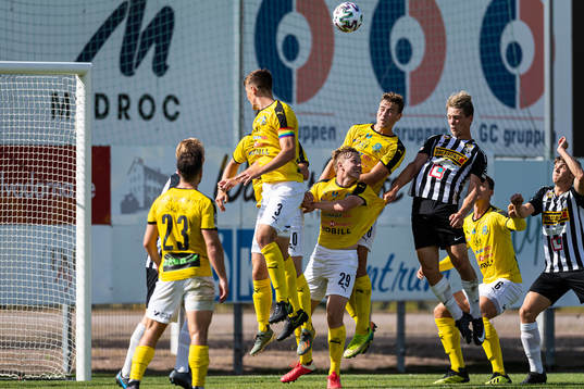 Nickduell mellan Lunds Jakob Ottosson och Landskronas Robin