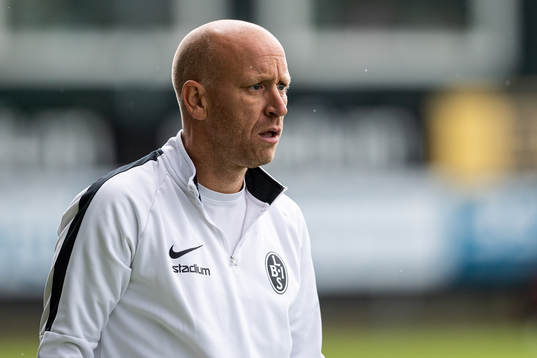 Landskronas tränare Billy Magnusson deppar