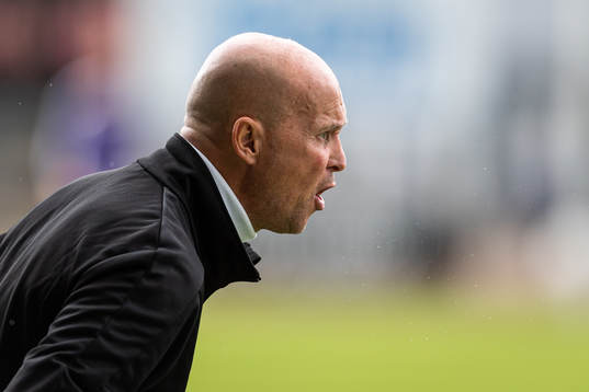 Lunds tränare Anders Grimberg reagerar