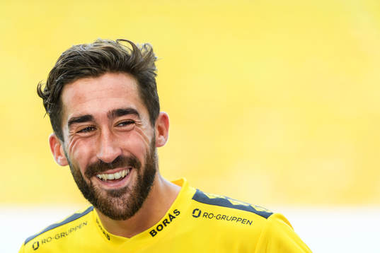 Elfsborgs Frederik Holst jublar