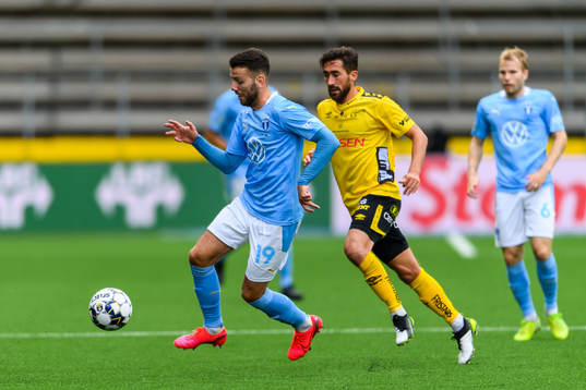 Malmö FFs Erdal Rakip och Elfsborgs Frederik Holst